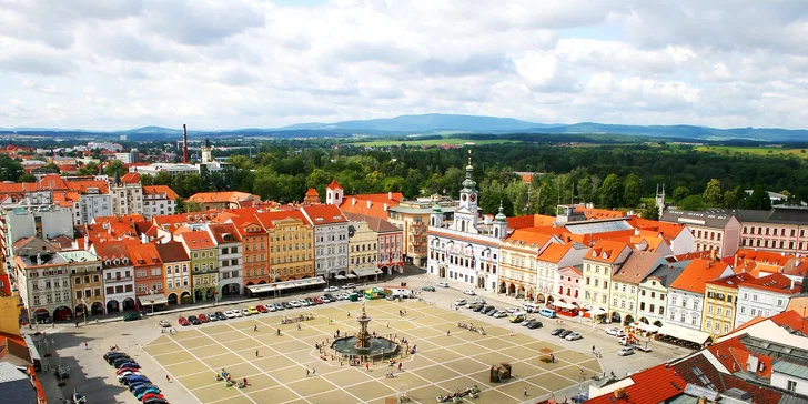 Když budete mít chvilku čas, projděte se po malebných Českých Budějovicích.