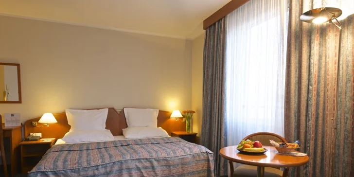 V izbe je klimatizácia, SAT TV, minibar a trezor.