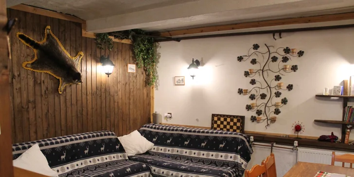 Každý apartmán má vlastní sociální zařízení i kuchyňku.