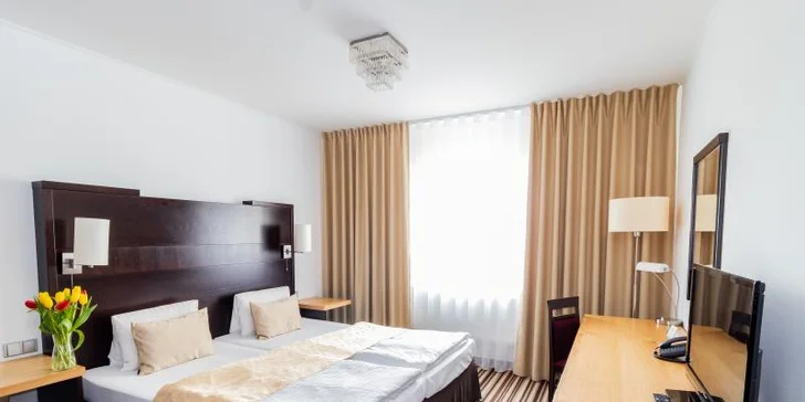 Nechybí LCD televize se 40 světovými programy i minibar a trezor 