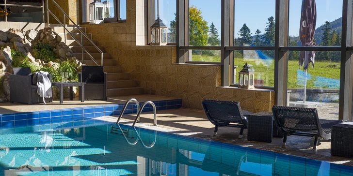 K správnemu pobytu na horách patrí tiež poriadny odpočinok vo wellness a SPA centre.