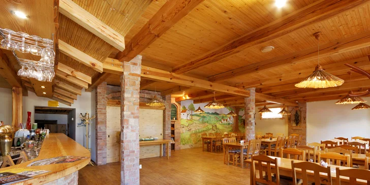 Každý den vás tu pohostí polopenzí, kterou si vychutnáte v příjemné stylové restauraci.