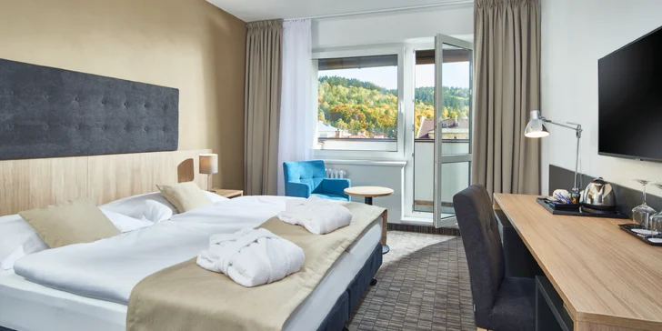 Čeká vás příjemná atmosféra moderního hotelu.