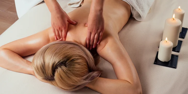 Antistresová či aromaterapeutická relaxační masáž: 60-120 minut
