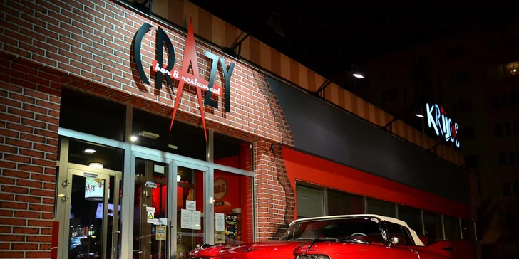 Restaurace Crazy připomíná Ameriku 50. let. 