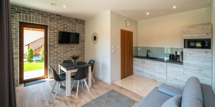 Apartmán nabízí větší prostor.