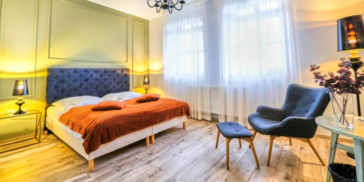 Ubytujete sa v jednej z devätnástich jedinečných izieb zariadených v kúzelnom štýle vintage.