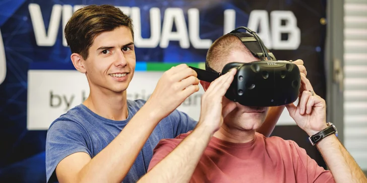 Brýle pro virtuální realitu nasadíte na 60 nebo 90 minut. 