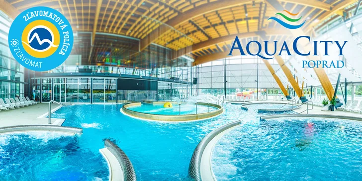 Celodenný vstup do AquaCity Poprad do vodného aj saunového sveta s platnosťou do Vianoc