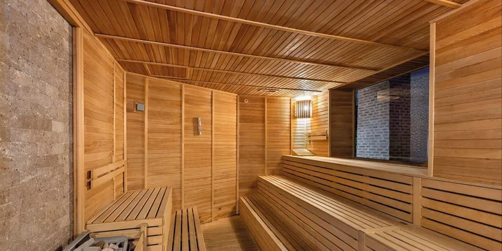 Nechybí ani sauna.