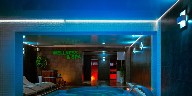 Wellness centrum sa nachádza v neďalekom penzióne a okrem dvoch sáun tu nájdete aj tepidárium, vnútorný bazén či ľadopád
