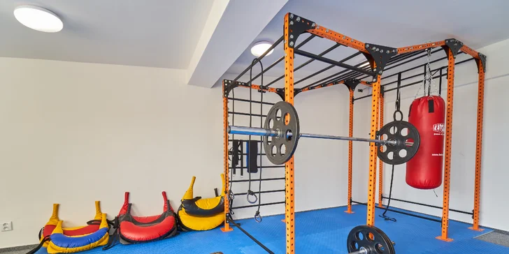 K dispozici je také hodinový vstup do fitness.