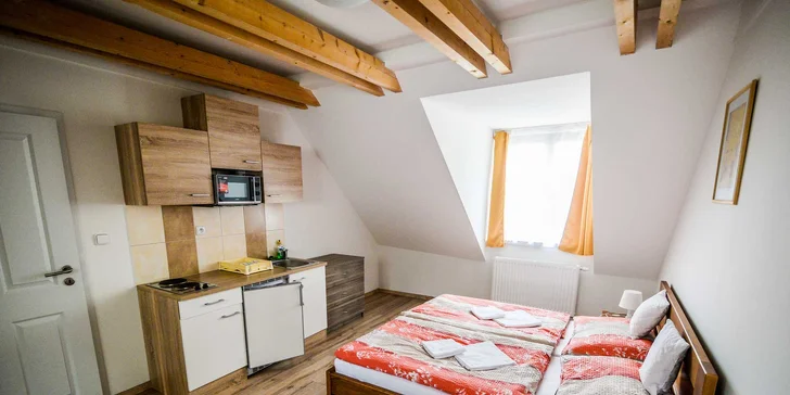 Do krásných a moderních prostorů se vejde až 5 hostů, takže klidně přijeďte s celou rodinou. 