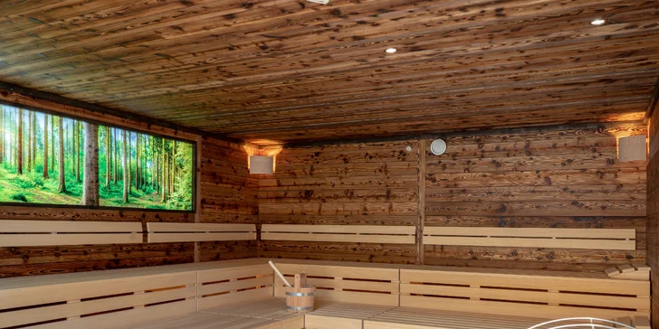 Prehreje vás fínska sauna, bio sauna, infrasauna a parný kúpeľ.