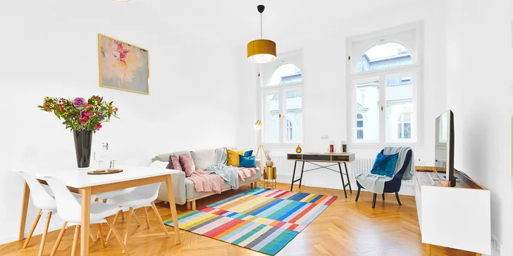 Apartmány sú moderne zariadené, bude sa vám tu páčiť.