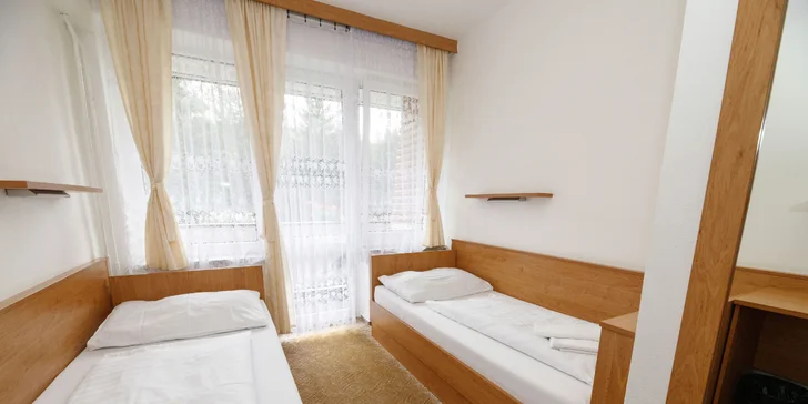 Pro rodinu je ideální studio s dvěma propojenými ložnicemi.