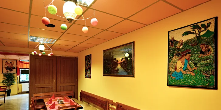 A čím kořeněné dobroty zapít? Vyzkoušet můžete tradiční indický nápoj lassi ve 3 různých příchutích nebo lahvové pivo Gambrinus či Pilsner Urquell. 