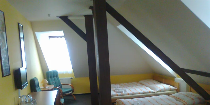 Ubytovaní budete v pokoji pro zvolený počet osob.