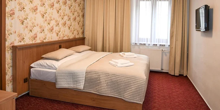 Možnost připlatit si za pokoj Deluxe. 