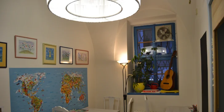 Pohled do našeho dětského koutku/ salonku/ odpočívárny.