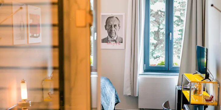 Každý ze šesti pokojů je naprostý originál. (G16 Gropius).