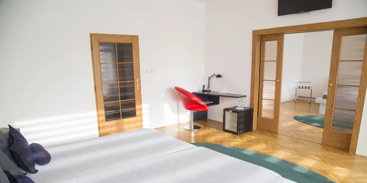 Apartmány jsou prostorné a luxusní.
