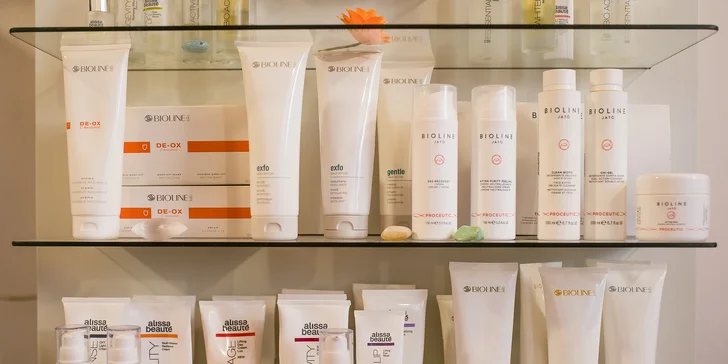 Pri ošetrení budú použíté kvalitné kozmetické značky Electra, Bioline a Alissa Beauté

