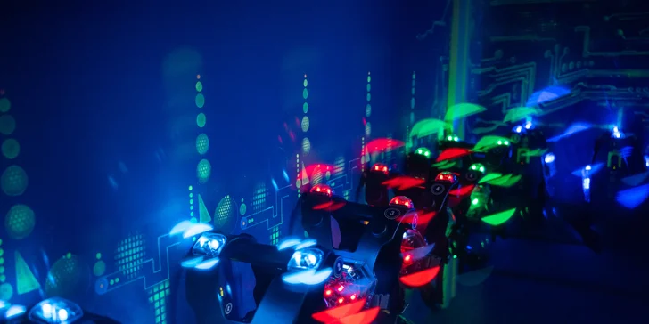 K dispozici budete mít nejmodernější vybavení EVO-5 od Lasermaxx.