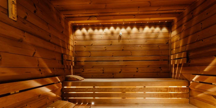 Kromě komfortu v apartmánu si užijete i relax ve wellness. 