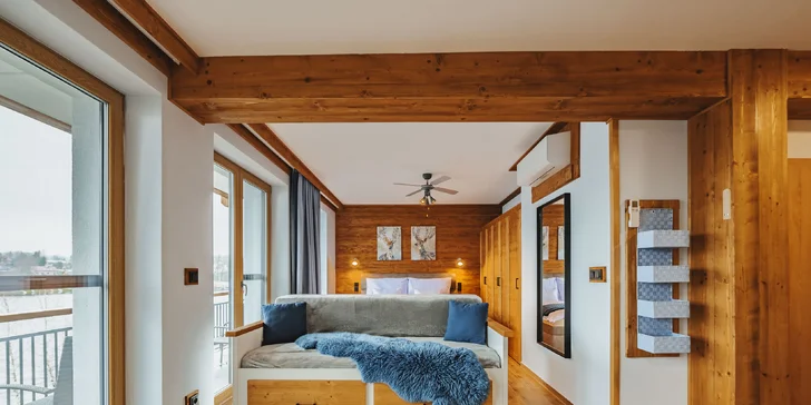 Apartmány sú až pre 6 osôb.