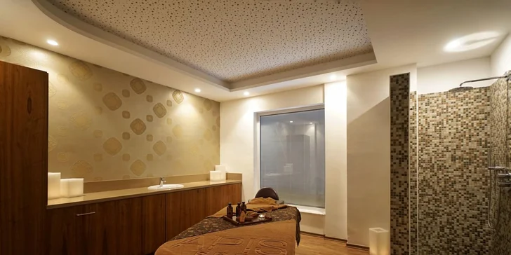 Za poplatek můžete využít služeb hotelového wellness centra.