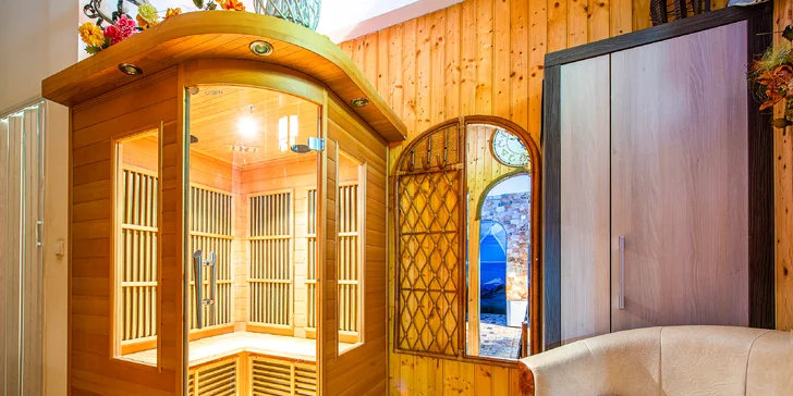 Během pobytu si můžete užít hodinový vstup do privátní Relax zóny