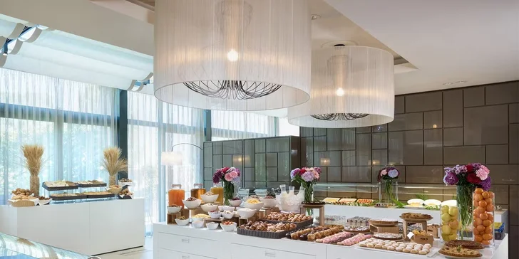 V ceně máte bufetové snídaně.