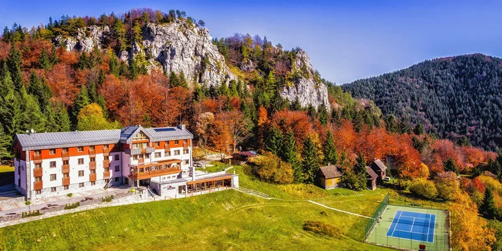 V páru nebo s rodinou do NP Velká Fatra: polopenze, wellness i masáže a sport vč. skipasu