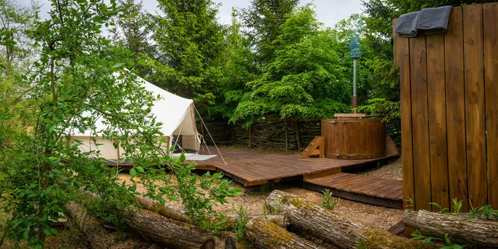 Celý relax podtrhne koupací sud, který můžete využívat neomezeně. 