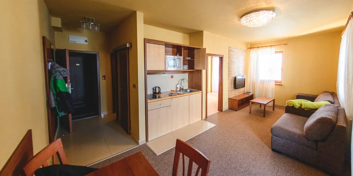 Útulný a priestranný 1-izbový apartmán sa stane vaším dovolenkovým rajom.