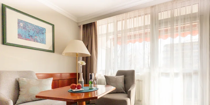 K apartmánu náleží i kuchyňka s kávovarem.