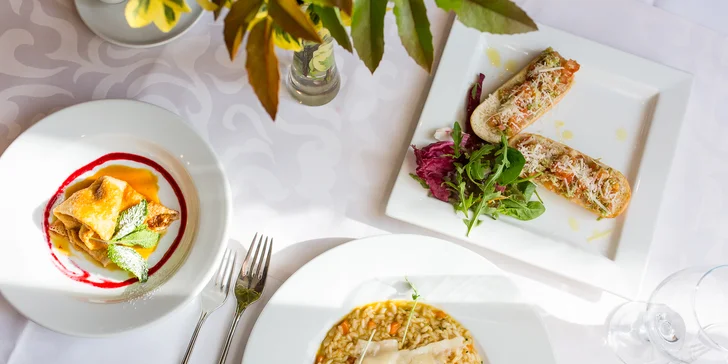 3-chodové menu v reštaurácii Hotela BANKOV**** pre 2 osoby