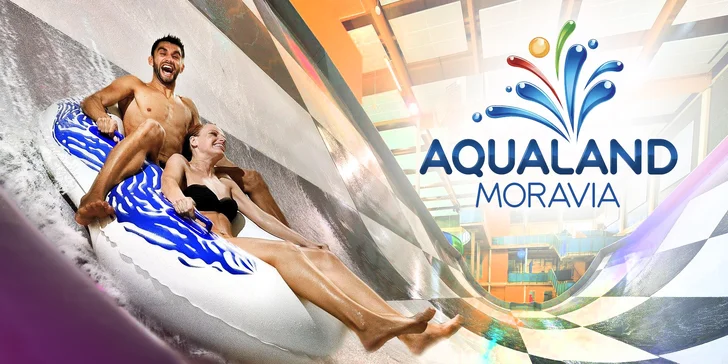 Jarné prázdniny v Aqualand Moravia: celodenný vstup do bazénov, na tobogany i do wellness