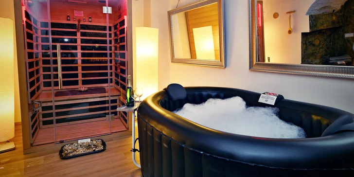 120–180 minut v privátním wellness Mystic pro pár i 2-4 kamarádky