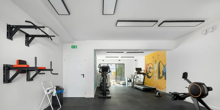 V komplexu je k dispozici fitness.