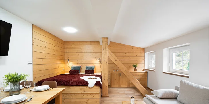 Na výber sú apartmány pre 2 až 6 osôb.
