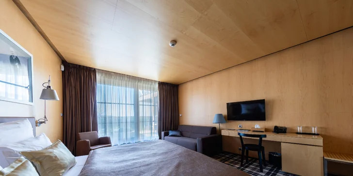 Využít můžete trezor i minibar. 