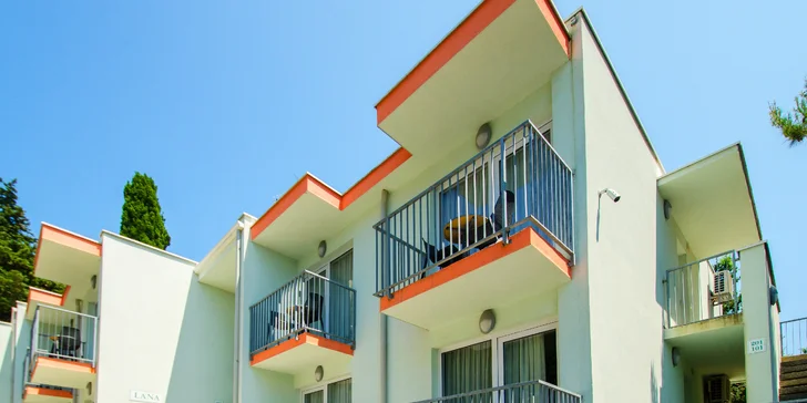 Každý apartmán má vlastní venkovní vchod a klimatizaci.