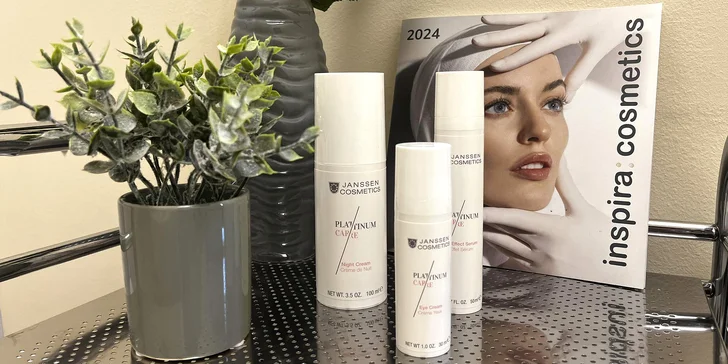 V salonu pracují s německou značkou kosmetiky Janssen Cosmetics.