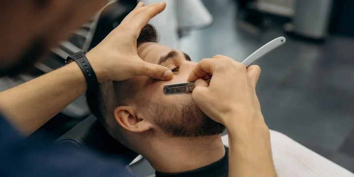Pánsky barber strih samostatne alebo s úpravou brady