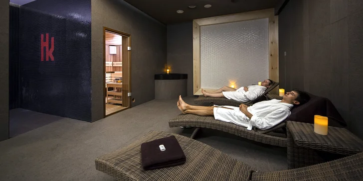 Do hotelového wellness máte po dobu pobytu volný vstup. 