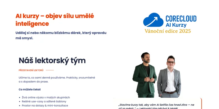 V závěru kurzu získáte certifikát o absolvování i souhrn studijních materiálů.