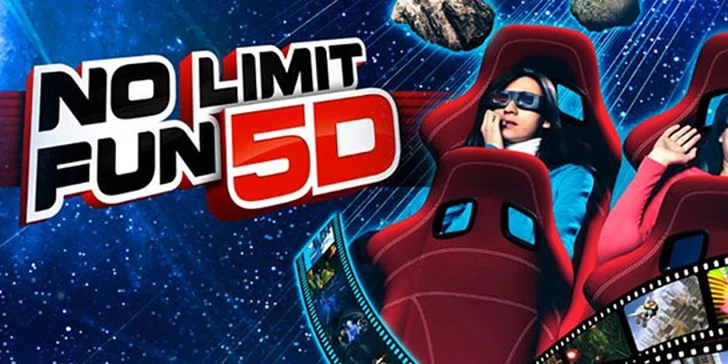 Zážitek v 5D kině No Limit Fun pro dva