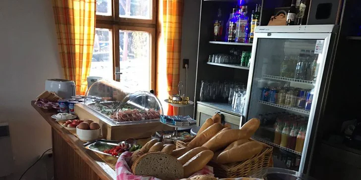 Denně jsou připravené bufetové snídaně